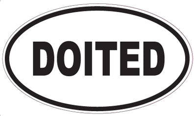 DOITED - Oval Sticker
