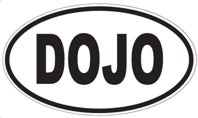DOJO - Oval Sticker