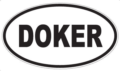 DOKER - Oval Magnet