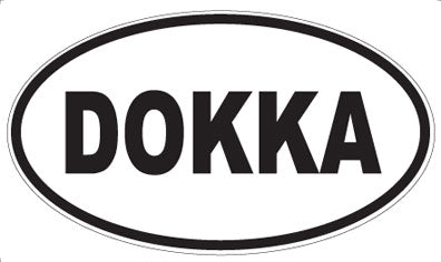 DOKKA - Oval Sticker