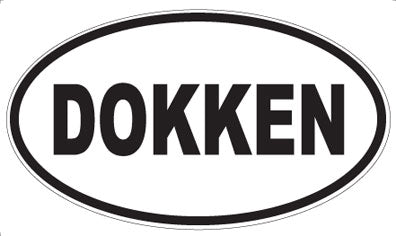 DOKKEN - Oval Sticker