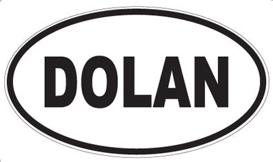 DOLAN - Oval Magnet