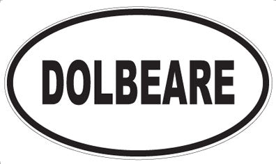 DOLBEARE - Oval Sticker