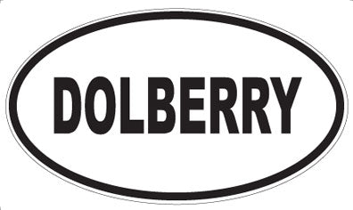 DOLBERRY - Oval Sticker