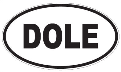 DOLE - Oval Magnet