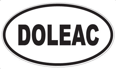 DOLEAC - Oval Magnet