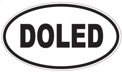 DOLED - Oval Magnet