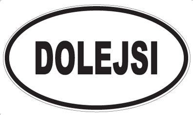 DOLEJSI - Oval Magnet