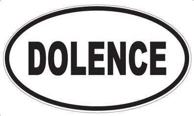 DOLENCE - Oval Magnet