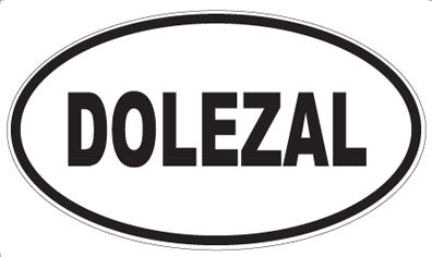 DOLEZAL - Oval Sticker