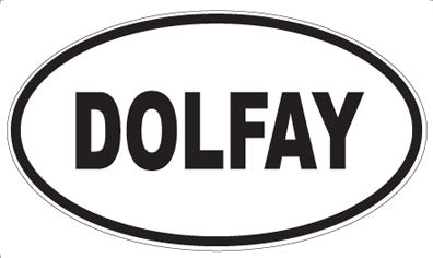 DOLFAY - Oval Sticker