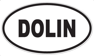 DOLIN - Oval Sticker