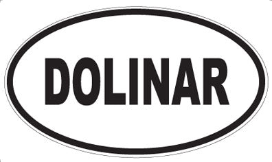 DOLINAR - Oval Magnet