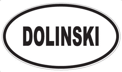 DOLINSKI - Oval Magnet
