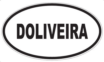 DOLIVEIRA - Oval Sticker