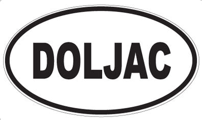 DOLJAC - Oval Sticker