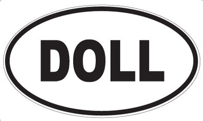 DOLL - Oval Magnet