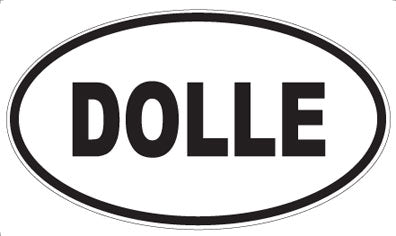 DOLLE - Oval Magnet