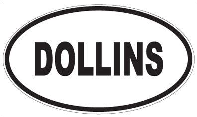 DOLLINS - Oval Sticker