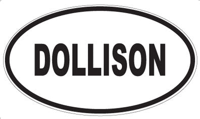DOLLISON - Oval Magnet