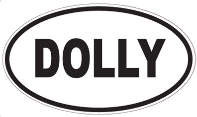 DOLLY - Oval Magnet