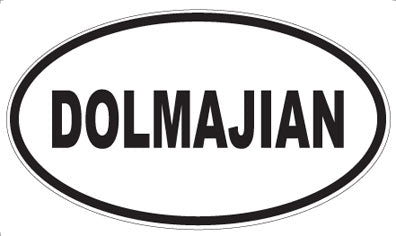 DOLMAJIAN - Oval Magnet