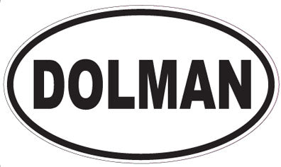 DOLMAN - Oval Sticker