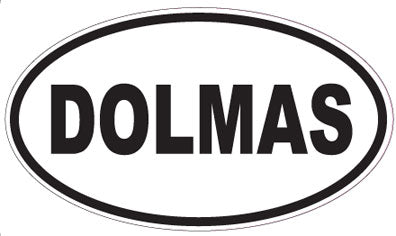 DOLMAS - Oval Sticker