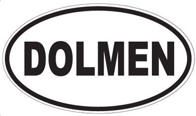 DOLMEN - Oval Sticker