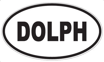 DOLPH - Oval Magnet