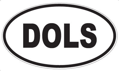DOLS - Oval Magnet