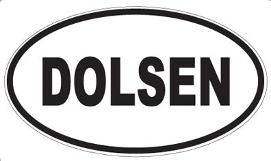 DOLSEN - Oval Magnet
