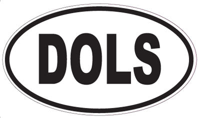 DOLS - Oval Sticker