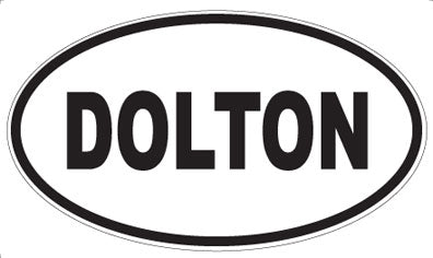 DOLTON - Oval Sticker