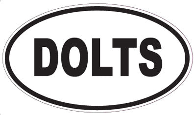 DOLTS - Oval Magnet