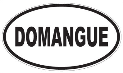 DOMANGUE - Oval Magnet