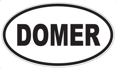 DOMER - Oval Magnet