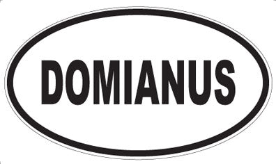 DOMIANUS - Oval Sticker