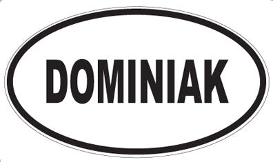 DOMINIAK - Oval Magnet