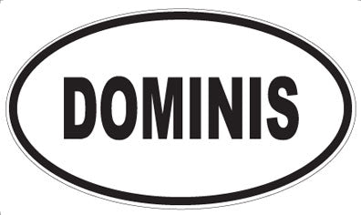 DOMINIS - Oval Magnet