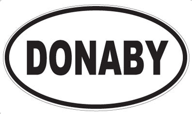 DONABY - Oval Sticker