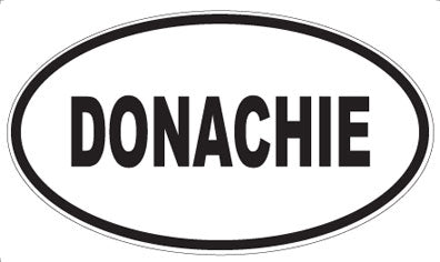DONACHIE - Oval Sticker