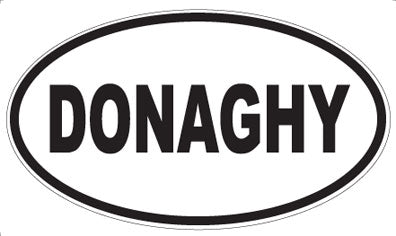 DONAGHY - Oval Magnet