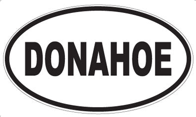 DONAHOE - Oval Sticker