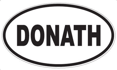 DONATH - Oval Sticker
