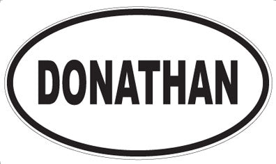 DONATHAN - Oval Magnet