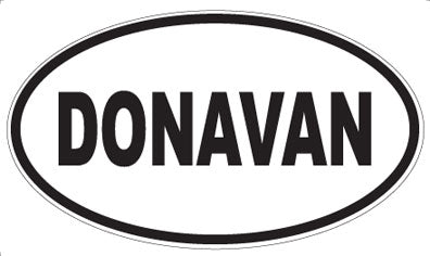 DONAVAN - Oval Magnet