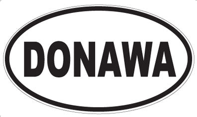 DONAWA - Oval Sticker