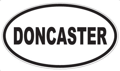 DONCASTER - Oval Sticker