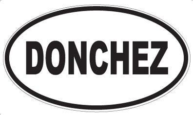 DONCHEZ - Oval Magnet